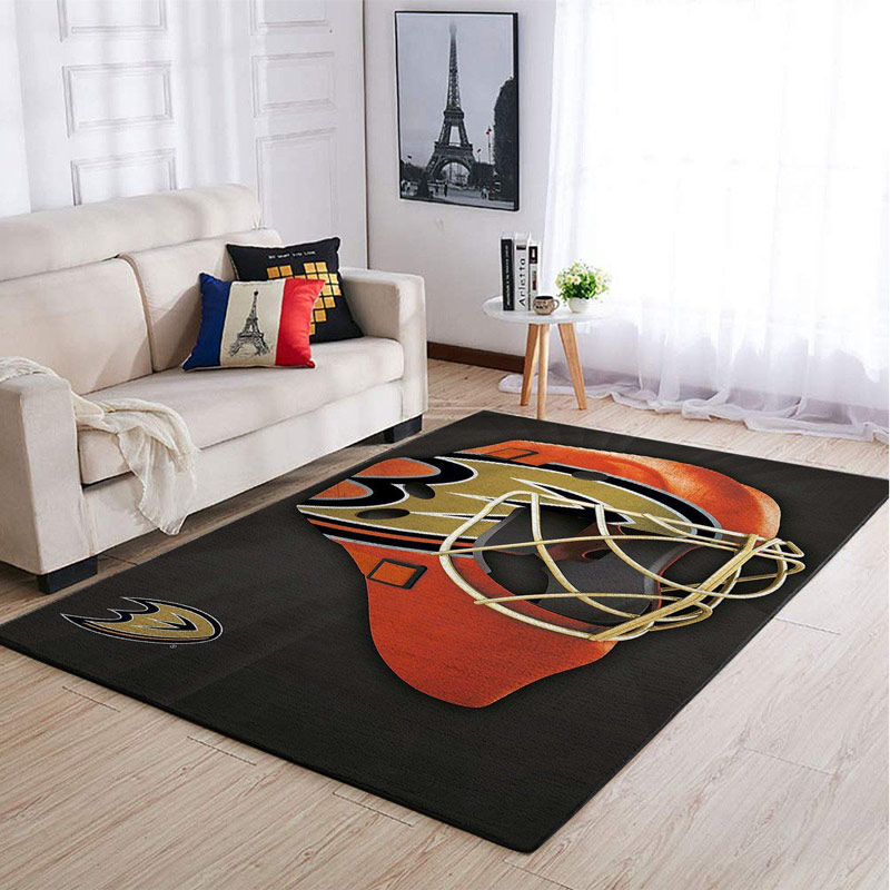 Anaheim Ducks Rug NHL Area Rug Dining Room Rug Indoor Rug Rectangle Carpet