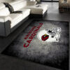 arizona cardinals area rugs bathroom rug floor rug regtangle carpet home decor ver 3