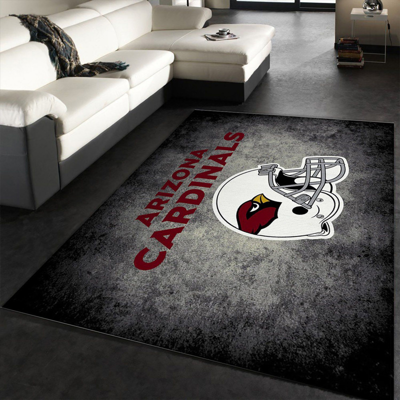 Arizona Cardinals Area Rug NFL Area Rug Bedroom Rug Indoor Rugs Rectangle Carpet