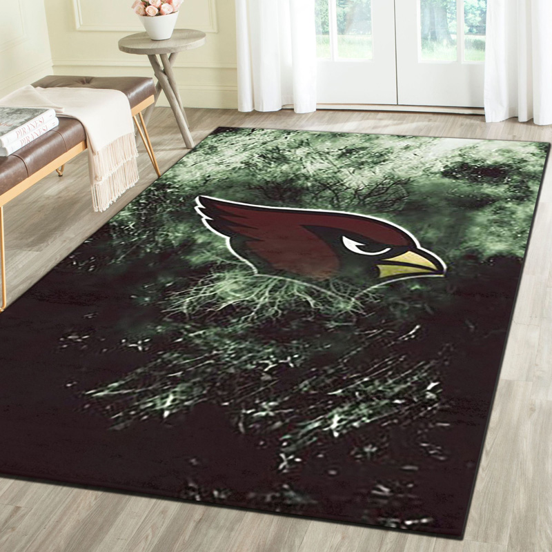 Arizona Cardinals Rug NFL Area Rug Kitchen Rug Indoor Indoor Rug Rectangle Carpet