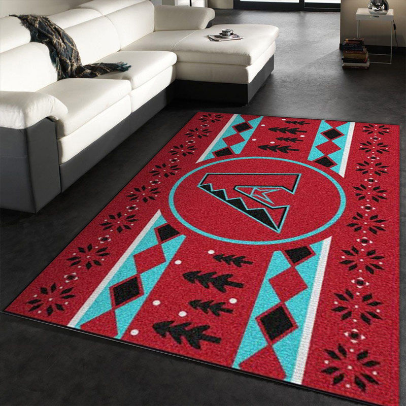Arizona Diamondbacks Rug MLB Area Rug Bedroom Rug Indoor Indoor Rug Rectangle Carpet