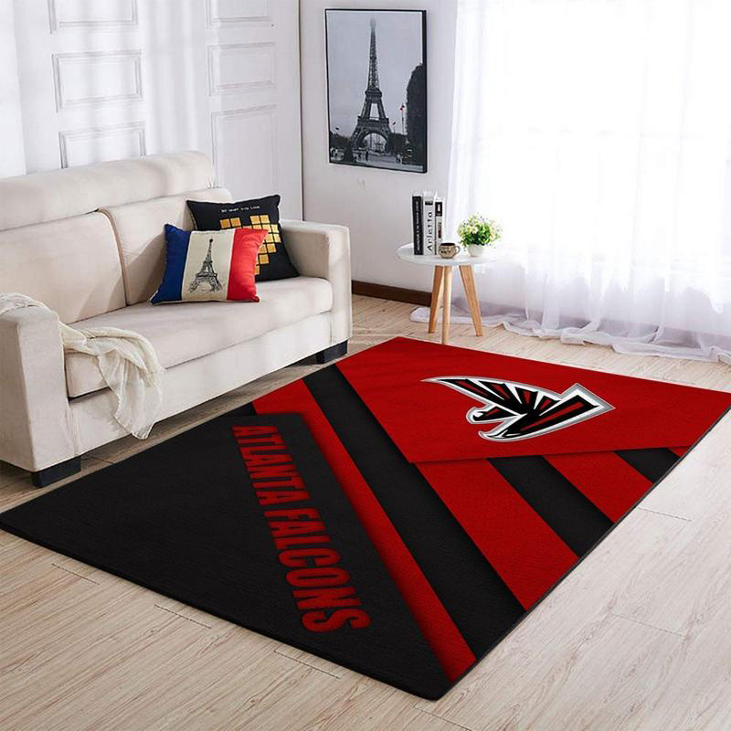 Atlanta Falcon Rug NFL Area Rug Bedroom Rug Indoor Rugs Rectangle Carpet