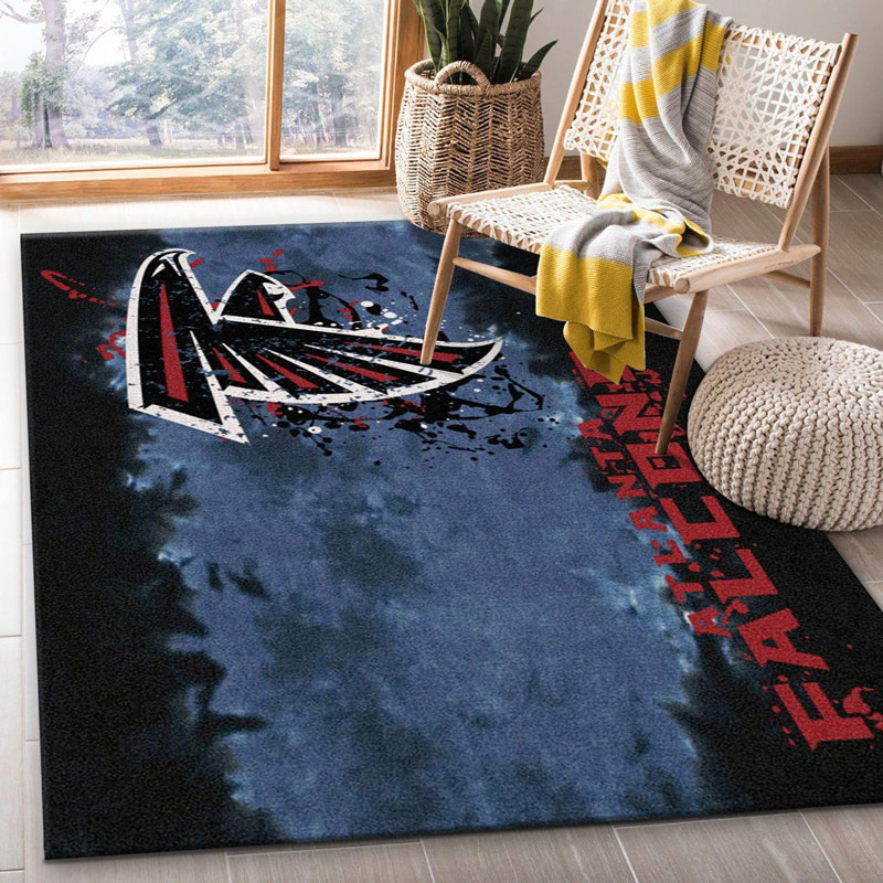 Atlanta Falcon Area Rug NFL Area Rug Bathroom Rugs Indoor Rugs Rectangle Carpet