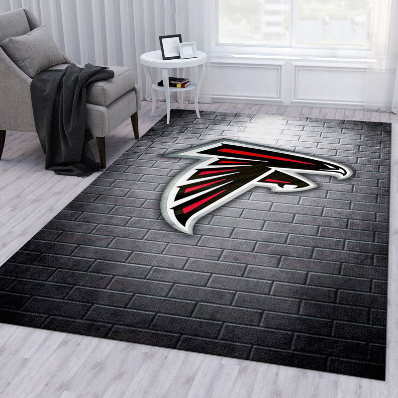 Atlanta Falcon Area Rug NFL Area Rug Living Room Area Rug Indoor Indoor Rugs Rectangle Carpet