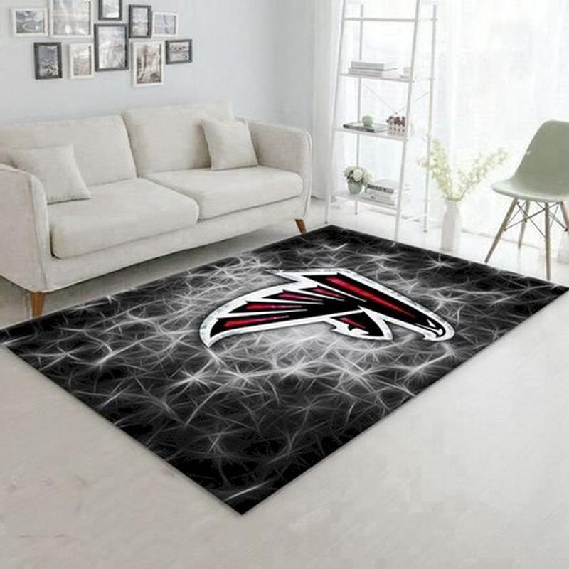 Atlanta Falcon Area Rug NFL Area Rug Bedroom Area Rug Indoor Indoor Rug Rectangle Carpet