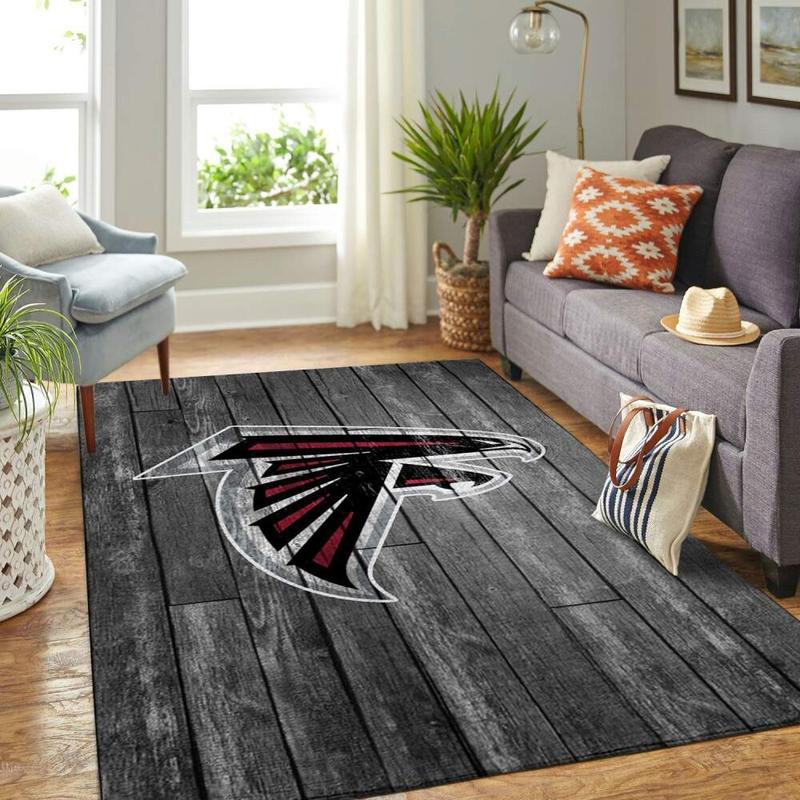 Atlanta Falcon Area Rug NFL Area Rug Kitchen Rug Indoor Rugs Rectangle Carpet