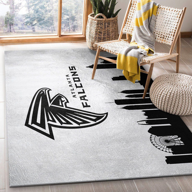 Atlanta Falcon Area Rug NFL Area Rug Kitchen Rug Indoor Rugs Rectangle Carpet