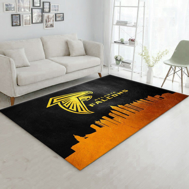 Atlanta Falcon Area Rug NFL Area Rug Bedroom Area Rug Indoor Indoor Rug Rectangle Carpet