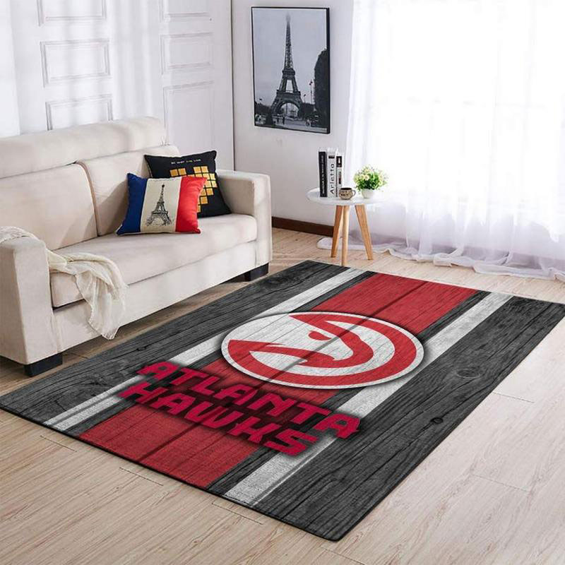 Atlanta Hawks Rug NBA Area Rug Living Room Rug Indoor Rugs Rectangle Carpet