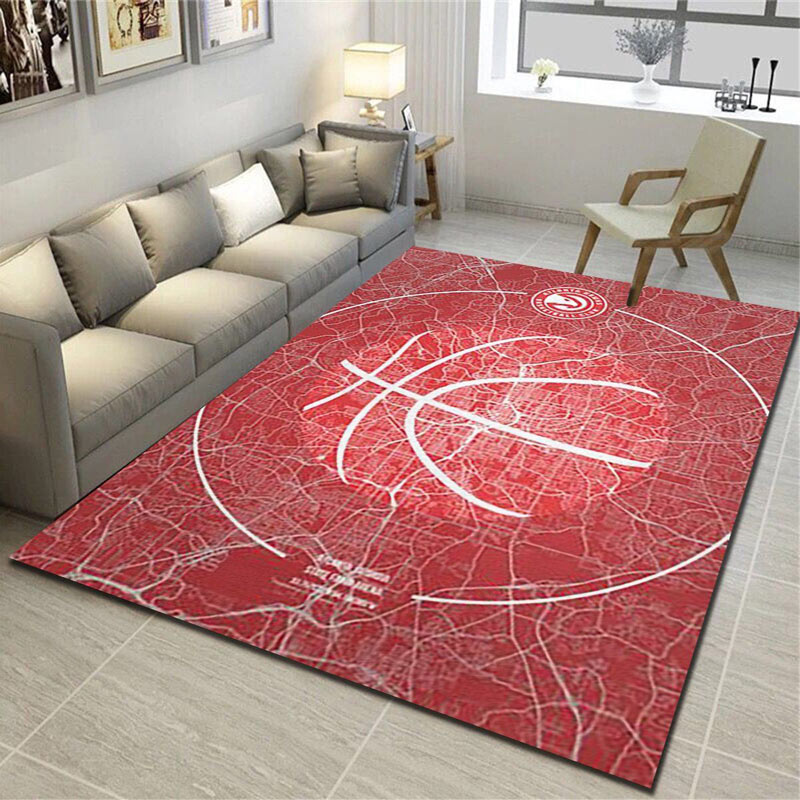 Atlanta Hawks Rug NBA Area Rug Living Room Rug Indoor Rugs Rectangle Carpet