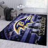Baltimore Ravens Rug NFL Area Rug Dining Room Rug Indoor Indoor Rug Rectangle Carpet 3 baltimore ravens area rug living room rug floor rug regtangle carpet home decor ver 152
