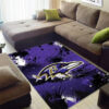 Baltimore Ravens Area Rug NFL Area Rug Dining Room Rug Indoor Indoor Rug Rectangle Carpet 3 baltimore ravens rug bathroom rug floor rug regtangle carpet home decor ver 200