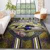 Baltimore Ravens Area Rug NFL Area Rug Dining Room Rug Indoor Indoor Rug Rectangle Carpet 3 baltimore ravens rugs bathroom rug floor rug regtangle carpet home decor ver 216