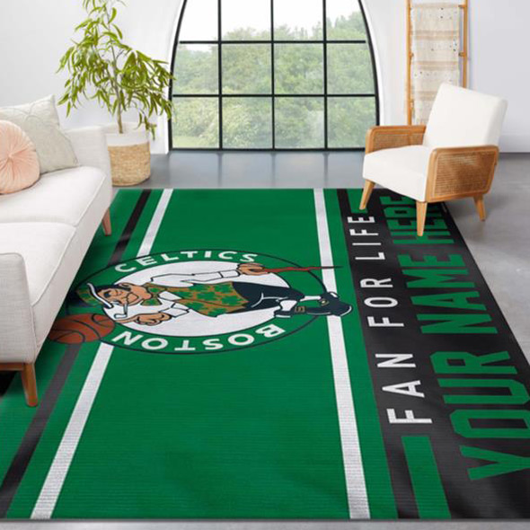 Boston Celtics Rug NBA Area Rug Bathroom Rugs Indoor Rug Rectangle Carpet