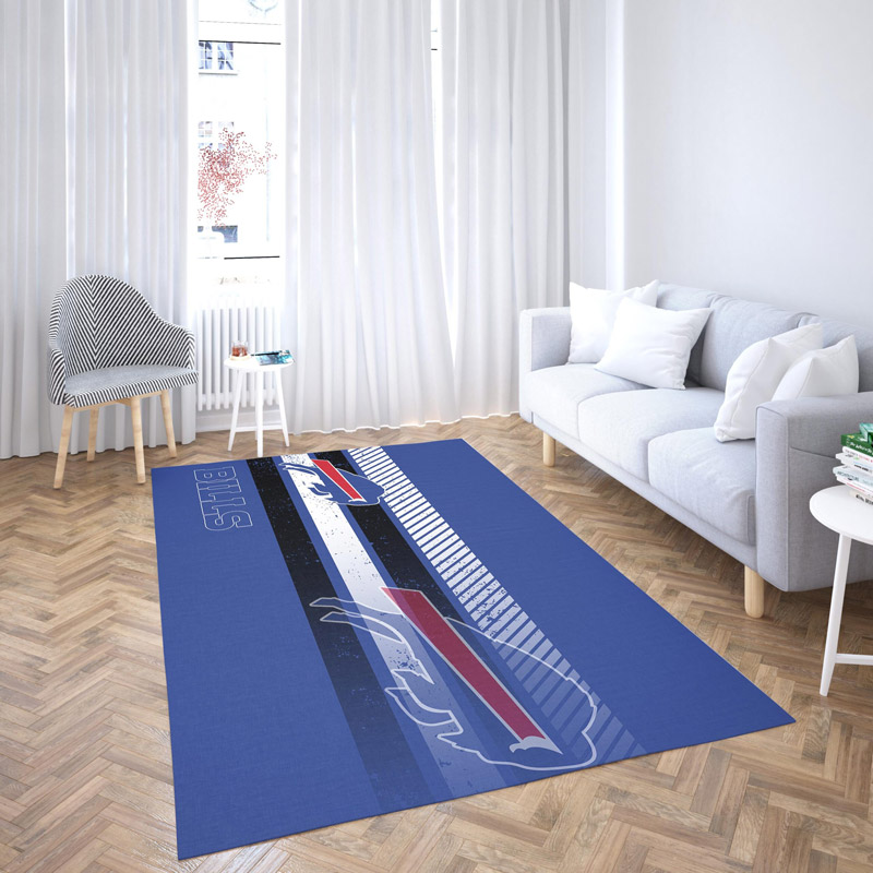 Buffalo Bills Rug NFL Area Rug Bedroom Area Rug Indoor Rugs Rectangle Carpet