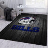 buffalo bills area rug bath rug floor rug regtangle carpet home decor ver 227