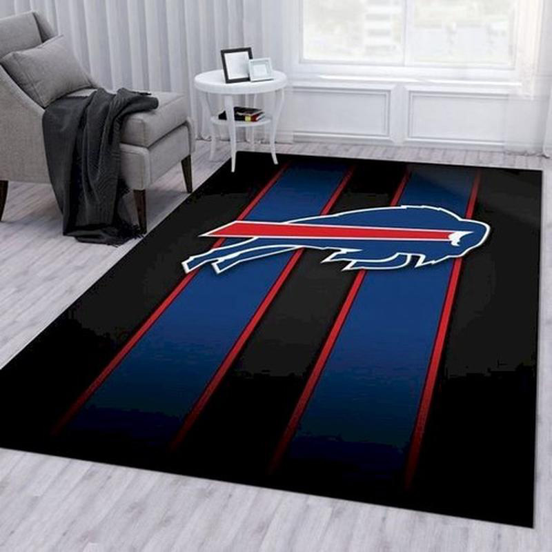Buffalo Bills Rug NFL Area Rug Kitchen Rug Indoor Rugs Rectangle Carpet