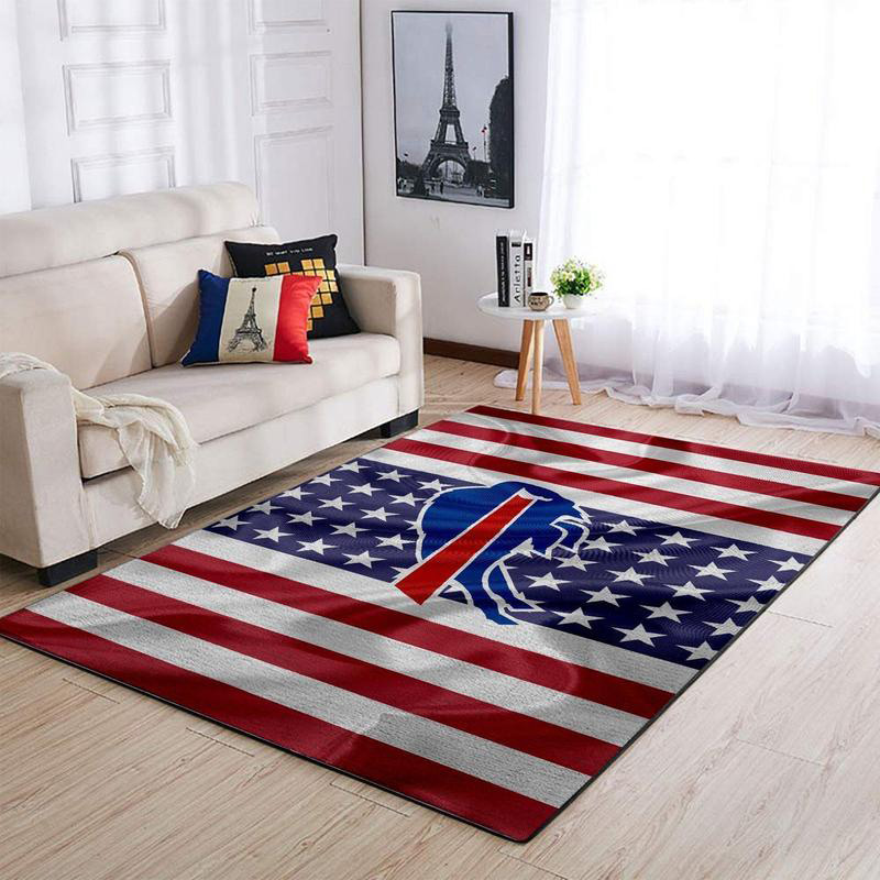 Buffalo Bills Rug NFL Area Rug Kitchen Rug Indoor Rugs Rectangle Carpet