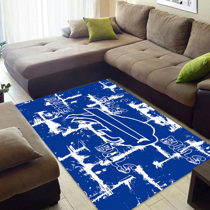 Buffalo Bills Area Rug NFL Area Rug Bedroom Area Rug Indoor Rug Rectangle Carpet