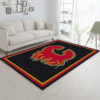 calgary flames rug living room carpet regtangle carpet floor decor home decor ver 80