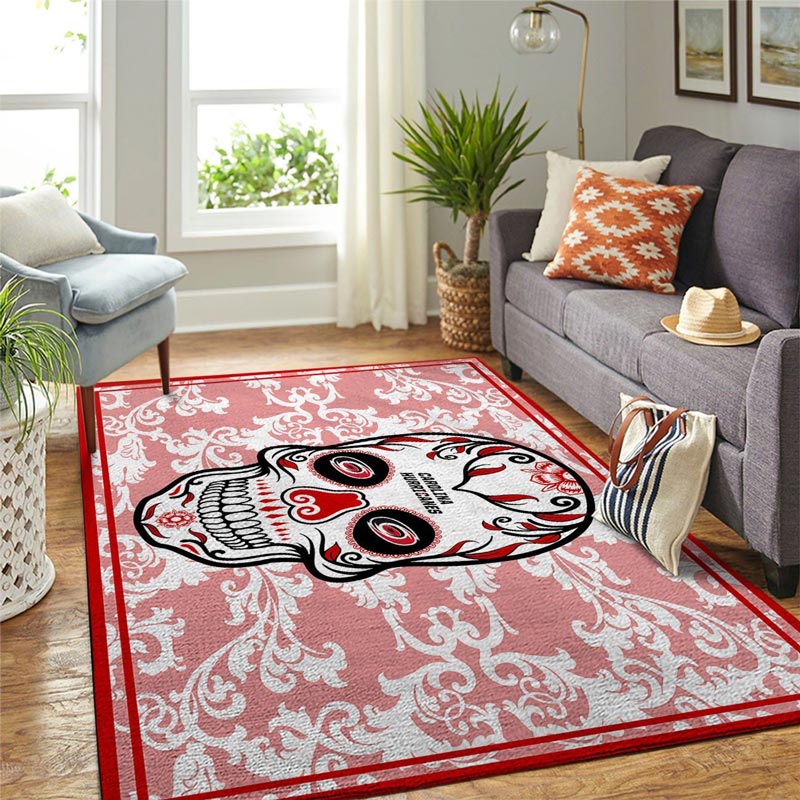 Carolina Hurricanes Rug NHL Area Rug Bedroom Rug Indoor Rugs Rectangle Carpet