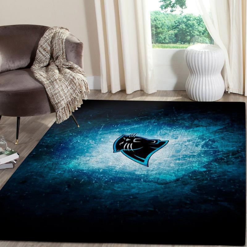 Carolina Panthers Rug NFL Area Rug Bathroom Rug Indoor Rugs Rectangle Carpet