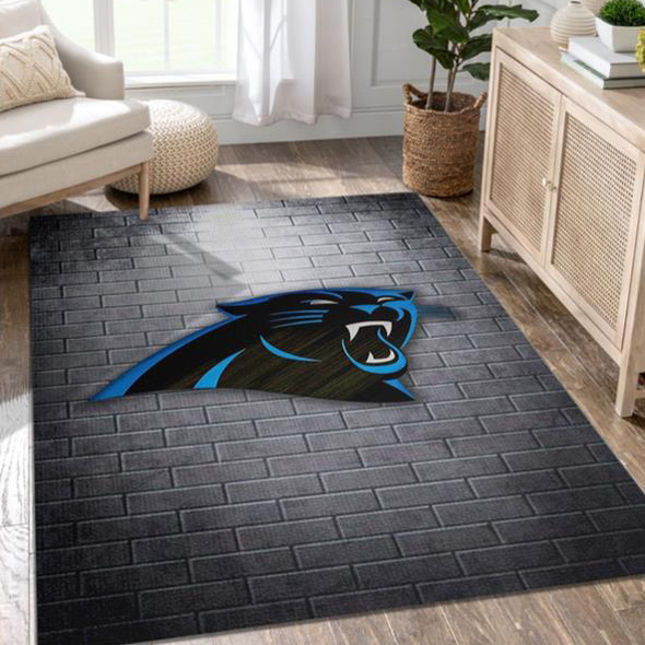 Carolina Panthers Rug NFL Area Rug Kitchen Rug Indoor Rugs Rectangle Carpet