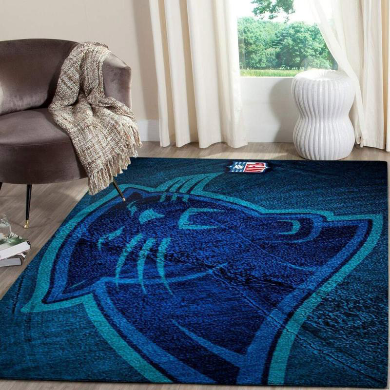 Carolina Panthers Rug NFL Area Rug Bathroom Rug Indoor Rugs Rectangle Carpet
