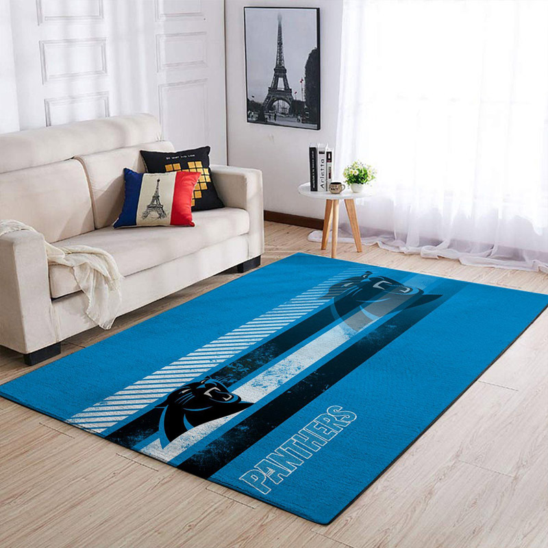 Carolina Panthers Rug NFL Area Rug Bedroom Rug Indoor Rugs Rectangle Carpet