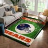 chicago bears area rug living room rug floor rug regtangle carpet home decor ver 370