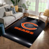 chicago bears carpet bath rug floor rug regtangle carpet home decor ver 374