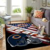 Chicago Bears Rug NFL Area Rug Bedroom Rug Indoor Rugs Rectangle Carpet 4 chicago bears carpet bath rug floor rug regtangle carpet home decor ver 376