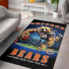 chicago bears rug bath rug floor rug regtangle carpet home decor ver 384
