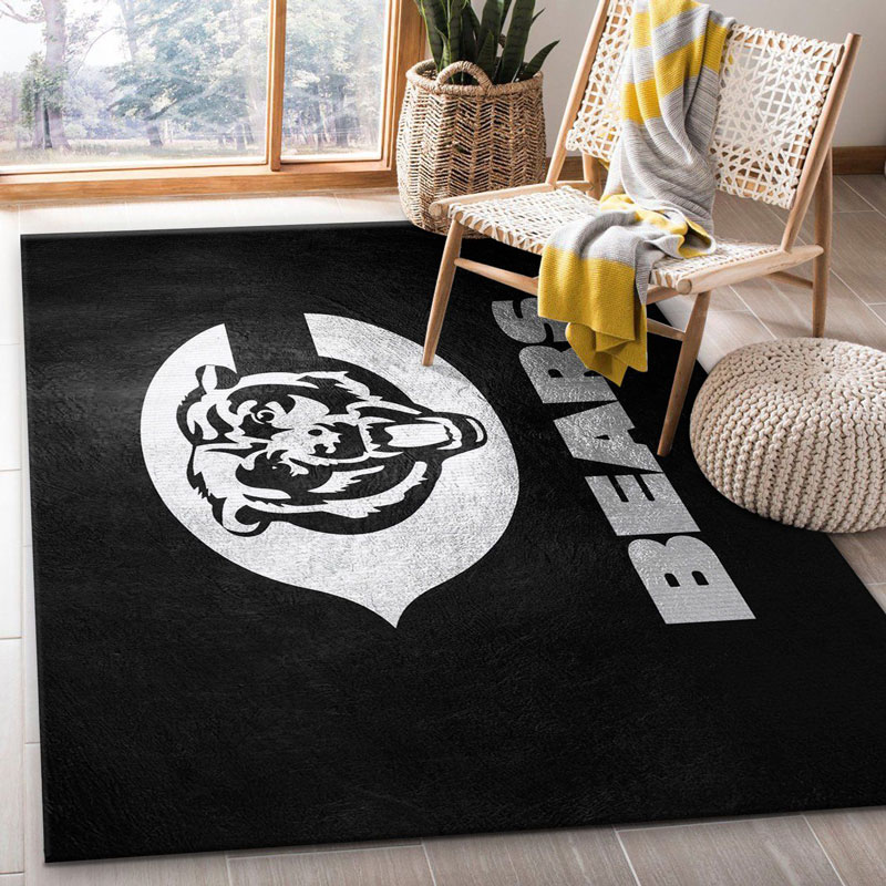 Chicago Bears Area Rug NFL Area Rug Bathroom Rug Indoor Rugs Rectangle Carpet