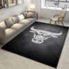 chicago bulls rug living room carpet regtangle carpet floor decor home decor ver 178