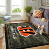 cincinnati bengals rug bathroom rug floor rug regtangle carpet home decor ver 445