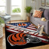 Cincinnati Bengals Rug NFL Area Rug Dining Room Rugs Indoor Rug Rectangle Carpet 4 cincinnati bengals rug living room rug floor rug regtangle carpet home decor ver 452