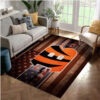 cincinnati bengals rugs bathroom rug floor rug regtangle carpet home decor ver 465