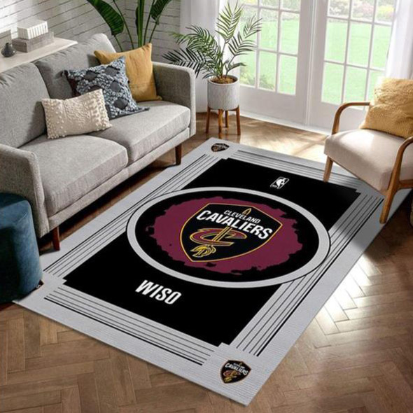 Cleveland Cavaliers Rug NBA Area Rug Bathroom Rugs Indoor Indoor Rug Rectangle Carpet