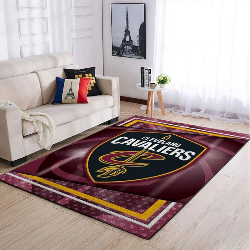 Cleveland Cavaliers Area Rug NBA Area Rug Bathroom Rugs Indoor Rug Rectangle Carpet