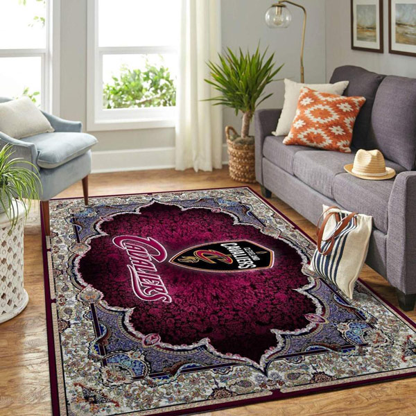 Cleveland Cavaliers Rug NBA Area Rug Dining Room Rugs Indoor Indoor Rug Rectangle Carpet