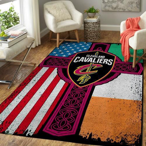 Cleveland Cavaliers Rug NBA Area Rug Bedroom Rug Indoor Rugs Rectangle Carpet