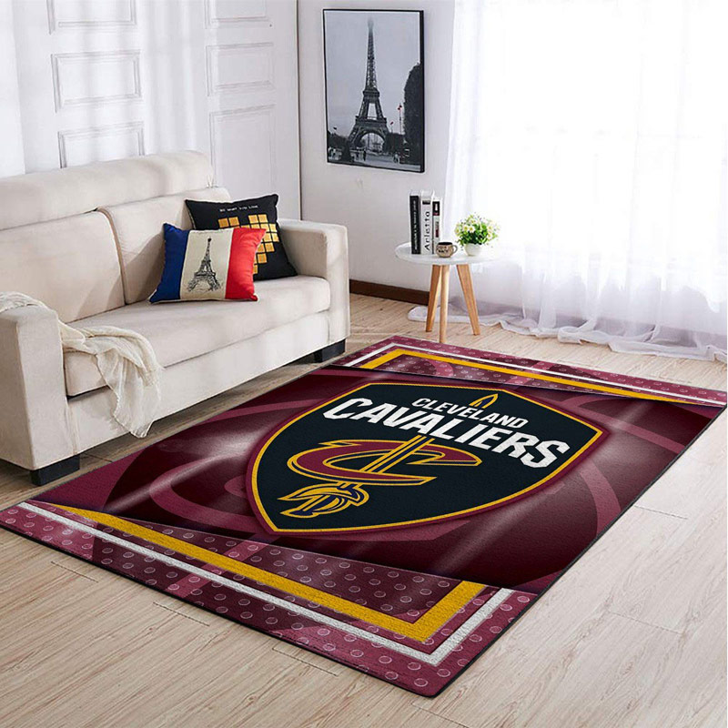 Cleveland Cavaliers Rug NBA Area Rug Dining Room Rug Indoor Rugs Rectangle Carpet