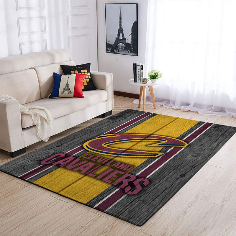 Cleveland Cavaliers Area Rug NBA Area Rug Living Room Area Rug Indoor Rugs Rectangle Carpet