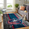 columbus blue jackets rug living room carpet regtangle carpet floor decor home decor ver 115