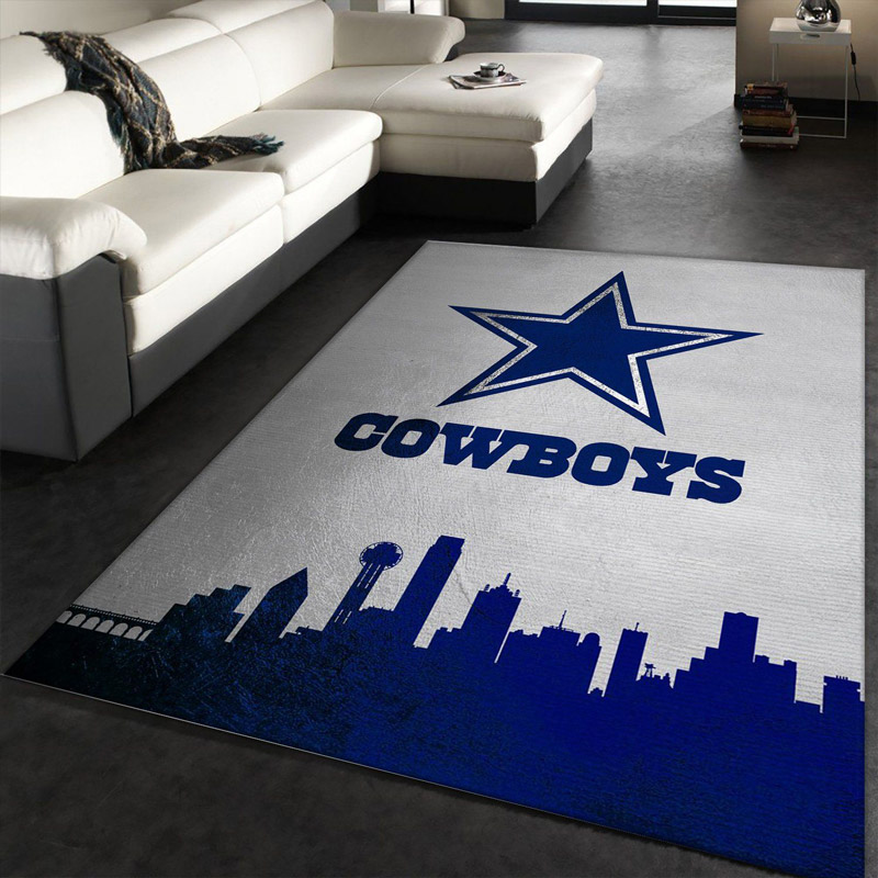 Dallas Cowboys Area Rug NFL Area Rug Kitchen Rug Indoor Indoor Rug Rectangle Carpet