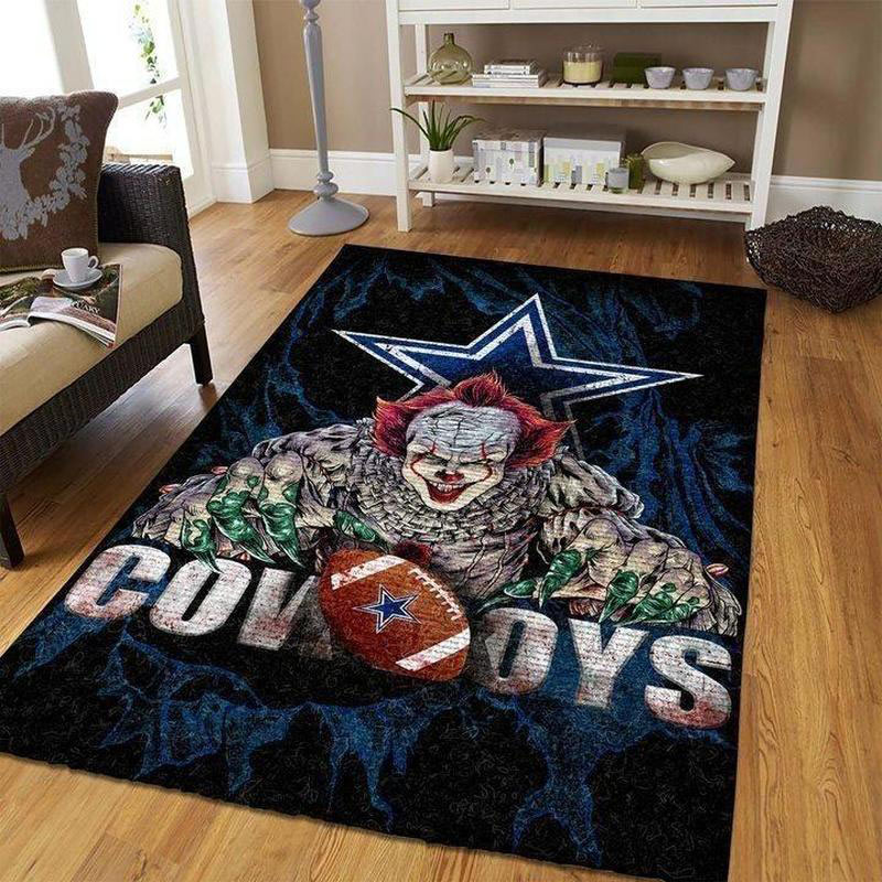 Dallas Cowboys Area Rug NFL Area Rug Bedroom Area Rug Indoor Rug Rectangle Carpet