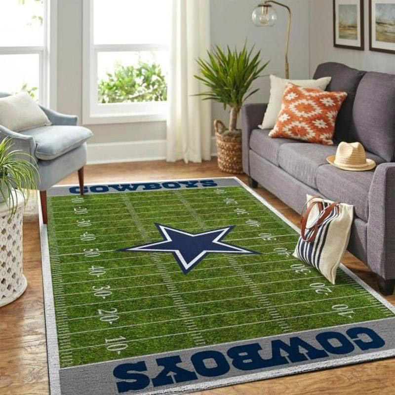 Dallas Cowboys Area Rug NFL Area Rug Bathroom Rugs Indoor Indoor Rug Rectangle Carpet