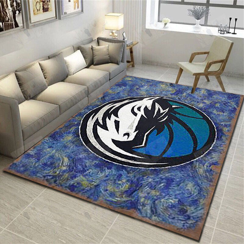 Dallas Mavericks Area Rug NBA Area Rug Bathroom Rugs Indoor Rug Rectangle Carpet