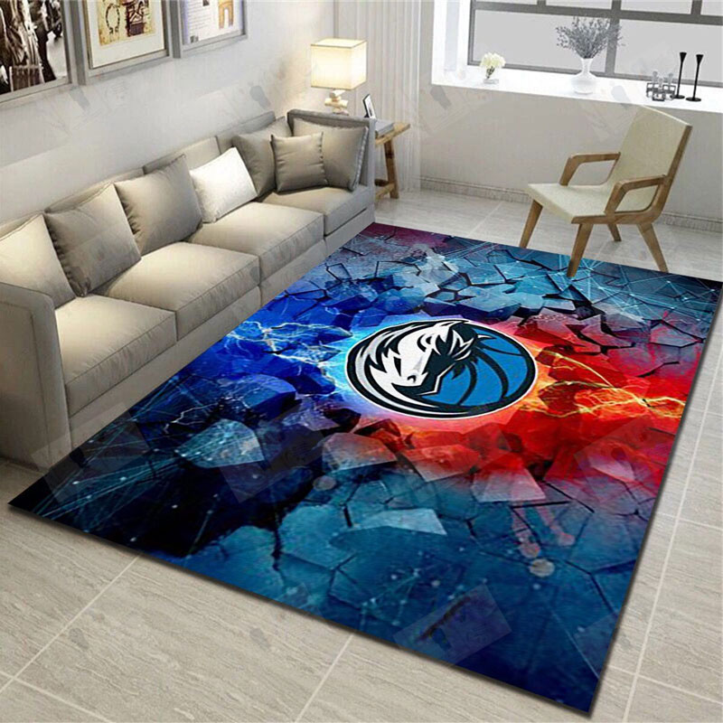 Dallas Mavericks Rug NBA Area Rug Dining Room Rug Indoor Rugs Rectangle Carpet